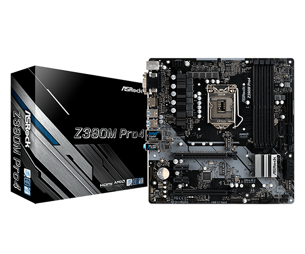 ASRock Z390M Pro4、Core i3 9100、超天セットPC/タブレット